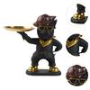Sundries Container Dog Statue with Storage Tray Candy Trays Home Decor Gift Animal Sculpture Key