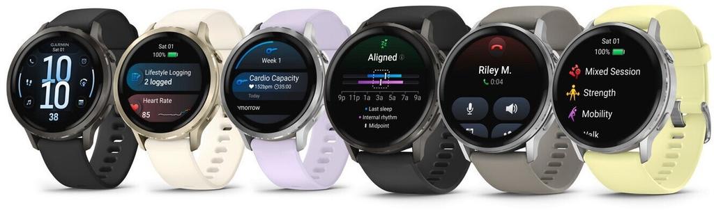 Garmin Venu 4 41mm Lunargold/Bone Silikon-Armband