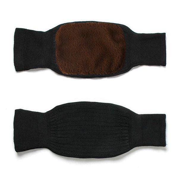 Winter Men's and Women's Warm Knee Pads Double-layer Thick Cashmere Knee Pads Wind and Cold Knee Pads