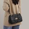 New Autumn and Winter Genuine Leather Women's Bag Diamond Square Bag Large Capacity Chain Bag Crossbody Bag