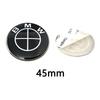For BM-BMW F30 F32 F34 F20 F10 F15 F16 E39 E46 E60 E90 3PC Black 82mm Front/74mm Rear 45mm Steering Wheel Hood Trunk Emblem Logo GR3