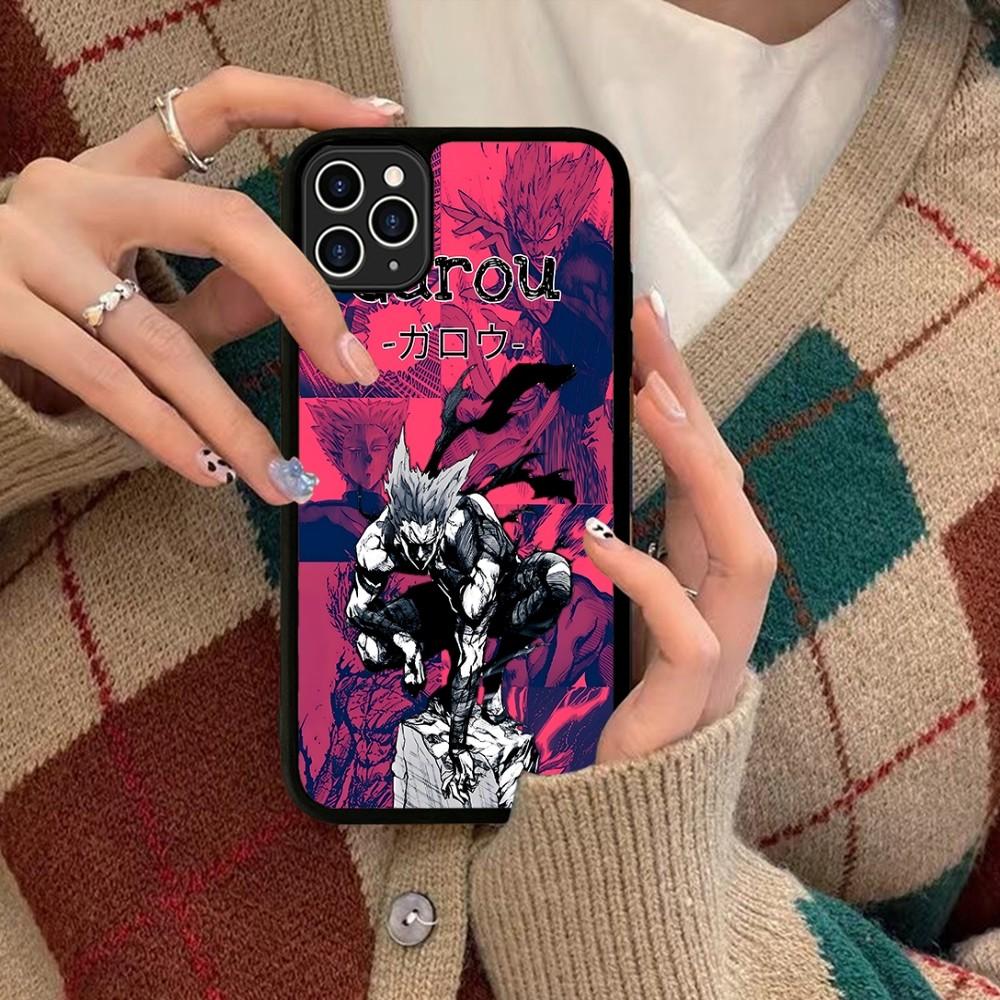 One Punch Man Phone Case Silicone PC+TPU For For IPhone 11 12 13 14 15 16 Plus Pro Max Cover