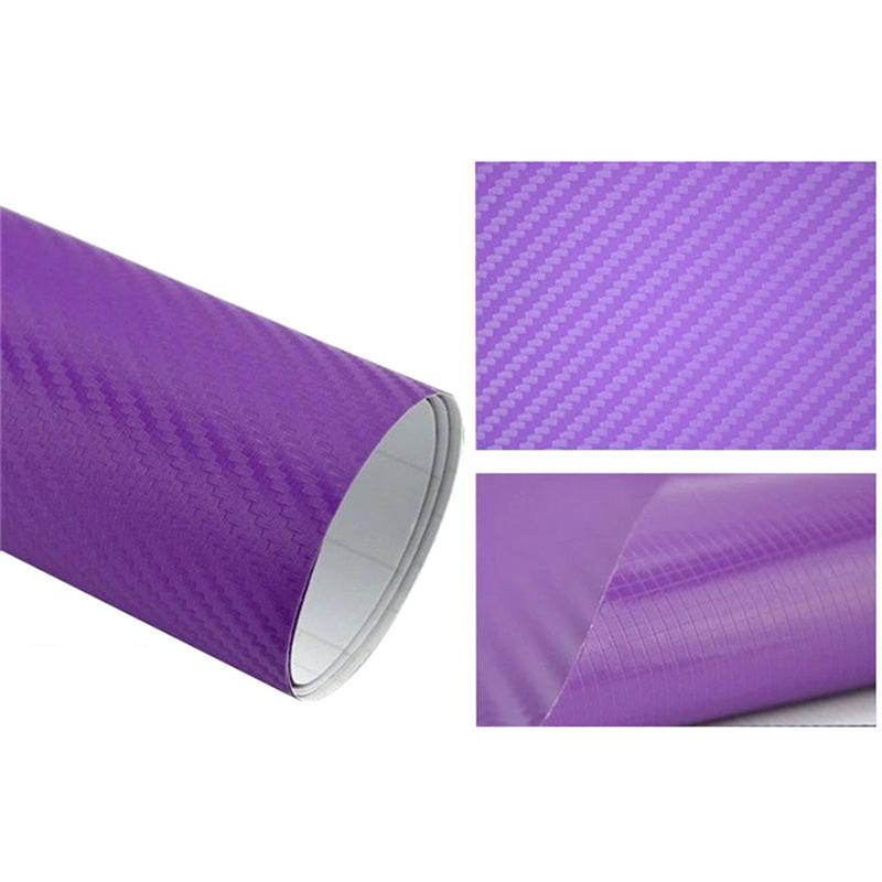 152/127cm Colorful 3D Carbon Fiber Vinyl Car Wrap Sheet Roll Film Car Sticker Car Decal Car Styling Car Accessories