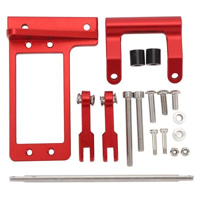 Servo Mount with Hydraulic Steering Kit for 110 RC Crawler Car Aluminum Alloy RC Servo Mount with