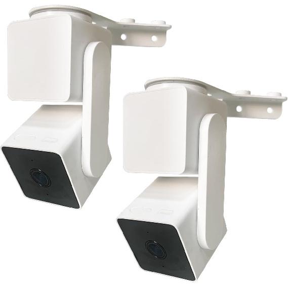 ALLICAVER Wyze Cam Pan V3 Mount, Wyze Cam Pan 270+ Degrees Outside/Inside Corner Wall Mount Bracket, Suitable for Wyze Pan CamV2 V3 Effectively