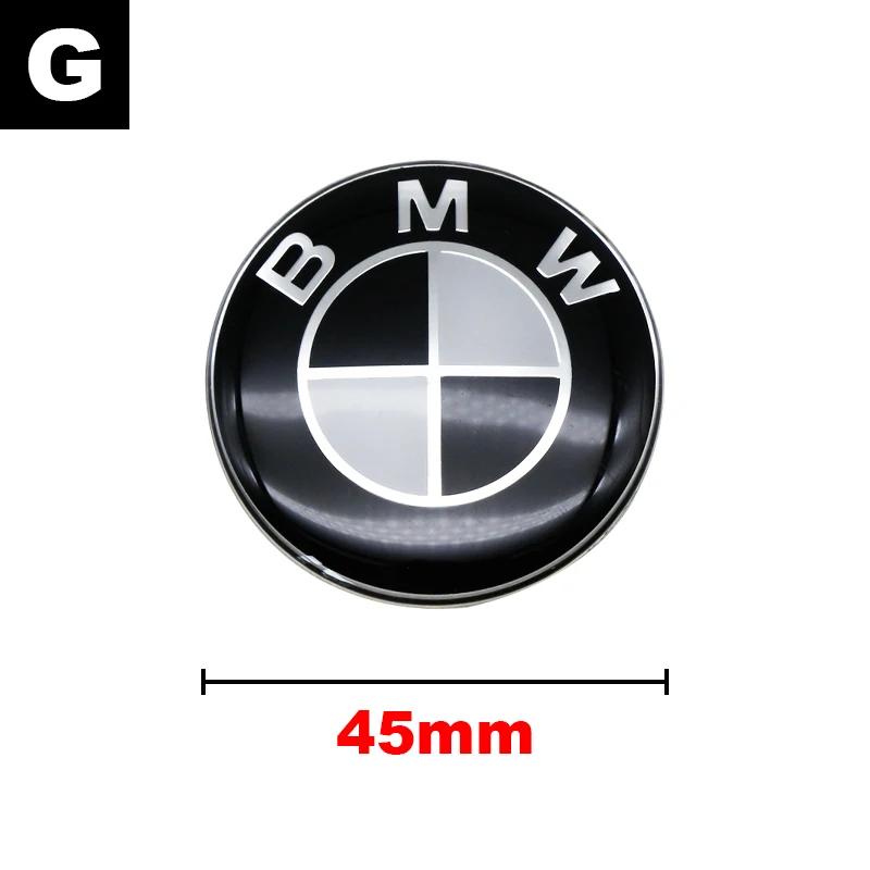 1 Uds pegatina para volante de coche emblema de coche accesorios de decoración para BMW G22 F30 F10 X3 X5 X6 E39 E46 E36 E90 G20 YNEPB1