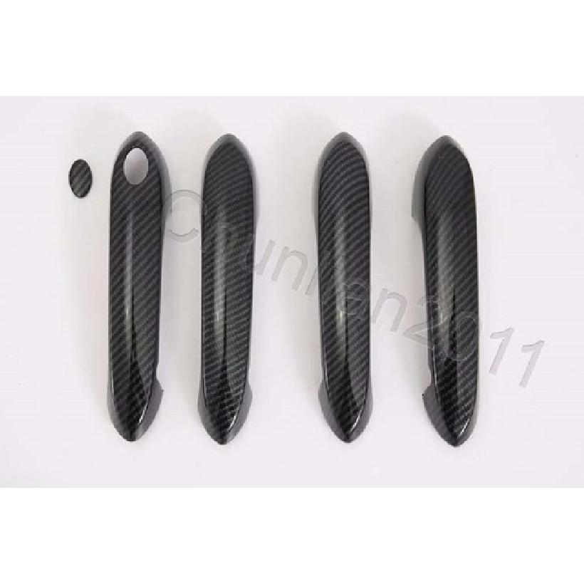 fiber Door Handle Molding Cover Trim for - BMW X5 G05 ABS 5PCS