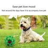 Puppy Toy Treat Dispensing Interactive Puppy Chewing Ball Chew Toy Puzzle Ball Treat Dispensing Teething Toy