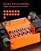 Drill Bits Sharpener MR-13A, 3-15mm Drill Bit Grinder Sharpener with 95°-135° Adjustable Point Angle, 4600RPM High Speed Re-Sharpening Machine with 13