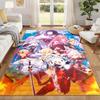 Genshin Impact Carpet Door Mat for Living Room or Bedroom Protective Mat Under Chair Office Decoration Christmas Gift Birthday Present