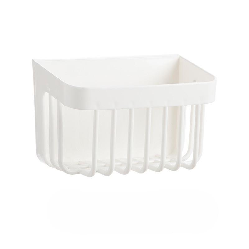 Face Towel Storage Box, Wall-mounted Face Towel, Toothpaste, Soap, Hollowed-out Draining Storage Rack, Sink, Bathroom Storage Rack
