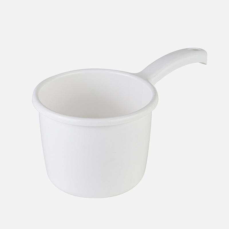Japanese-style Plastic Water Spoon with Thick Handle, Large-sized Kitchen Water Ladle for Bathing and Showering Water Scooping