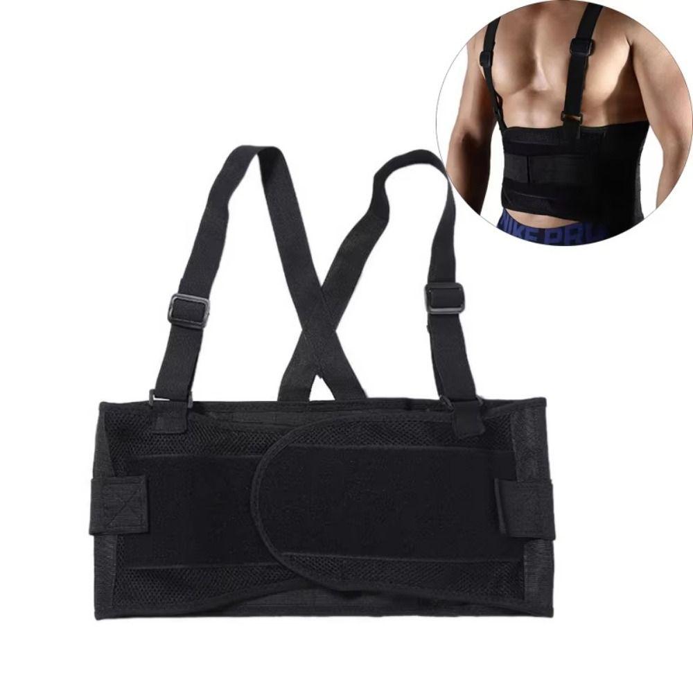 With Suspenders Spine Support Belt Back Brace Lumbar Corset  Sports Activities