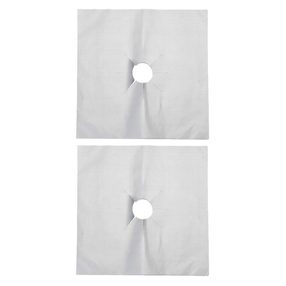 1-8 PCS Stove Protector Cover Gas Stove Protector Burner Cover Foil Stovetop Mat Pad Clean Liner For Kitchen Cookware Reusable