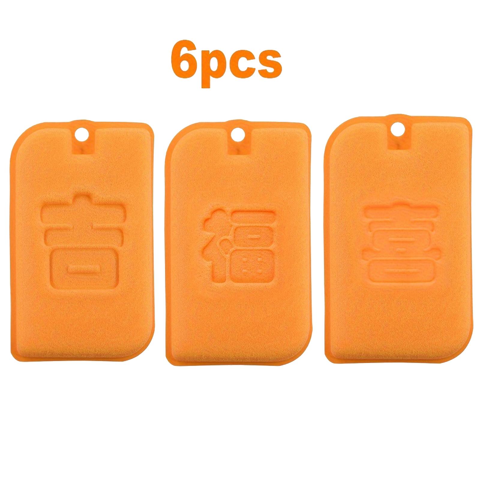 Thick Cellulose Sponge for Kitchen - Non-Scratch for Pots, Pans and Dishes оранжевый