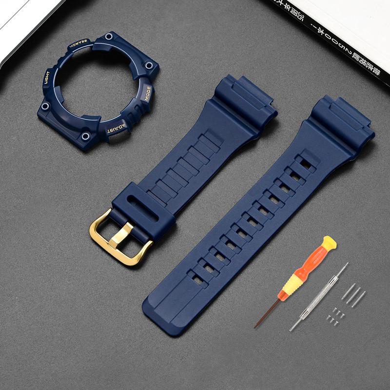 Reimveske for Casio G-Shock AQ-S810 Menn Kvinner Erstatning Matt Gummi Silikon Klokkereim Armbånd