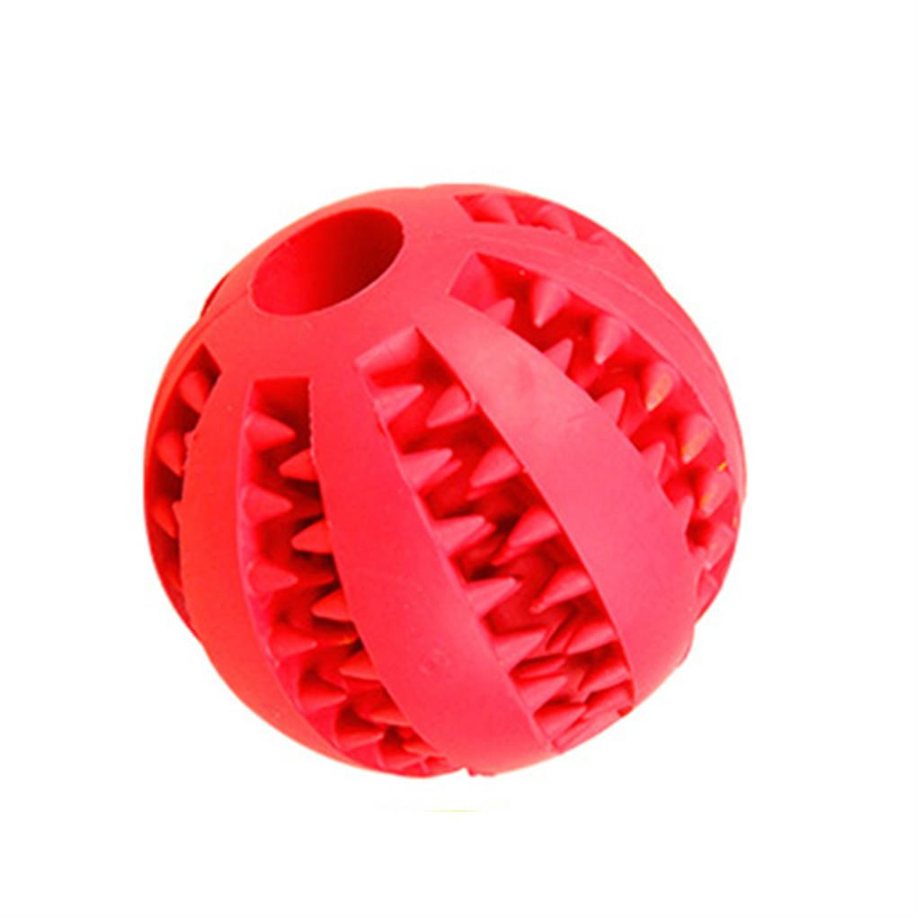 Pet Toys Extra-tough Rubber Ball Funny Interactive Elasticity Ball Dog Chew Toys Cleaning Ball