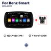 NEW Android For Mercedes Benz Smart 453 Fortwo 2014 2015 2016-2020 Car Radio Multimedia Player Navigation GPS RDS Stereo Carplay