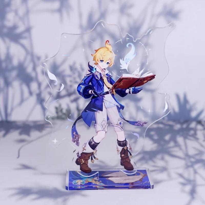 Game Impact New Stand Figure Acrylic Yelan Chevreuse Navia Xiao Cosplay Model Plate Desk Decor Fans Friend Gift