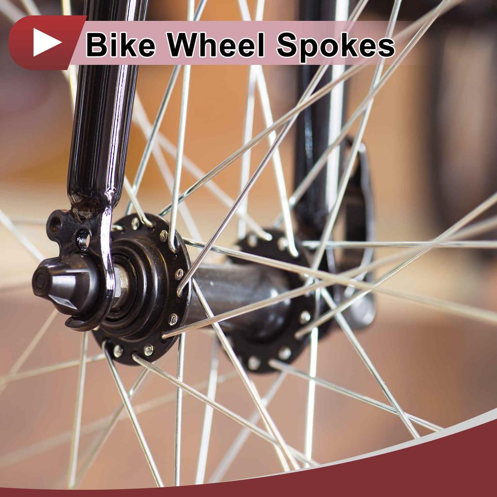 A ABSOPRO 12 Sets 14G Bicycle Spokes 160mm Bicycle Wheel
