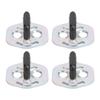 4 Pcs Metal Scratch Proof Door Lock Striker Plate Impact Resistant for Elgrand Skyline R32