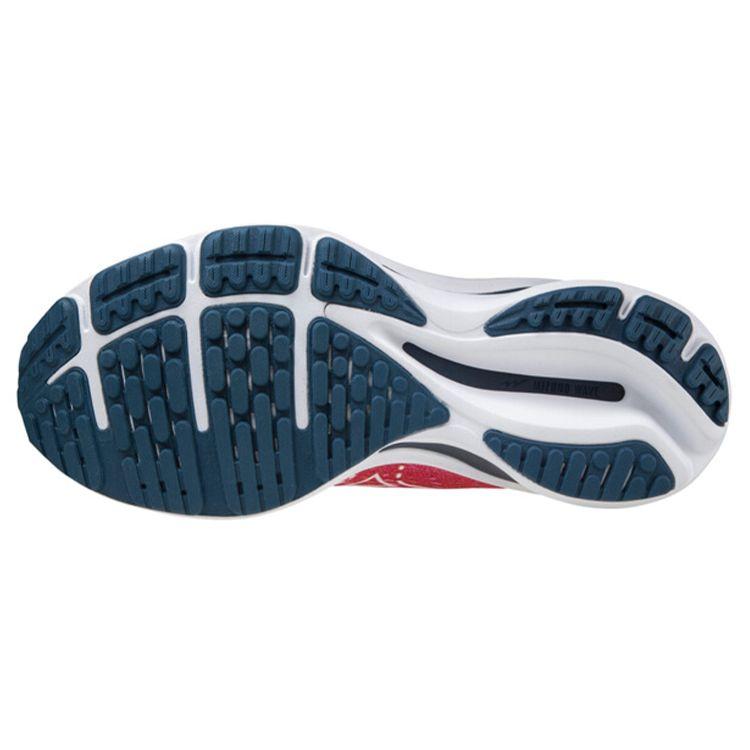 Mizuno Wave Rider 25 Non-Slip Breathable Low-Top Running Shoes Women Sneaker Rose-Red J1GD210301