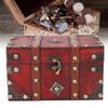 Retro Storage Box Vintage Jewel Storage Box Decorative Wooden Case for Home Beauty Salon