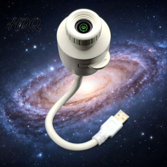 Mood Lighting Star Projector Portable Starry Sky Night Light with Adjustable Brightness & 360-degree Rotation One-touch Lamp USB Rechargeable