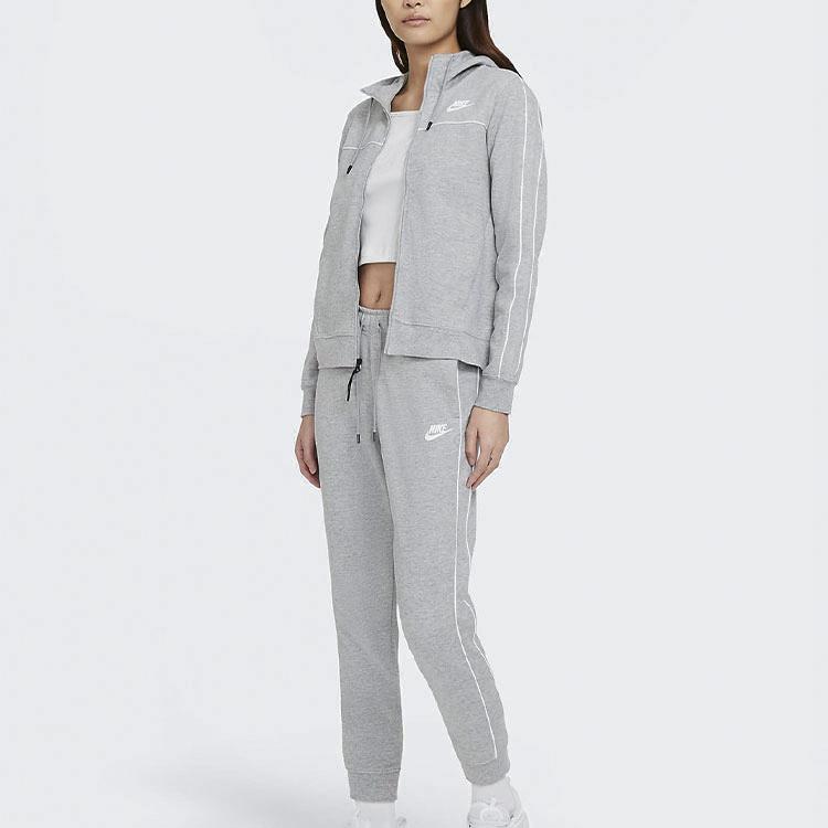 New Nike Knitted Sweatpants Women's Gray CZ8341-063
