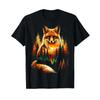 Fox Forest Nature Lover Mountains Hiking Camping T Shirt Vintage Unisex Stylish Versatile Comfortable