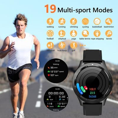 Bluetooth volání Chytré hodinky Muži Ženy Vodotěsné Více sportů Monitor srdečního tepu NFC Chytré hodinky pro Android IOS