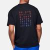 Under Armour Round Neck Loose Straight Sports T-Shirt Men Tops Black 1359714-001