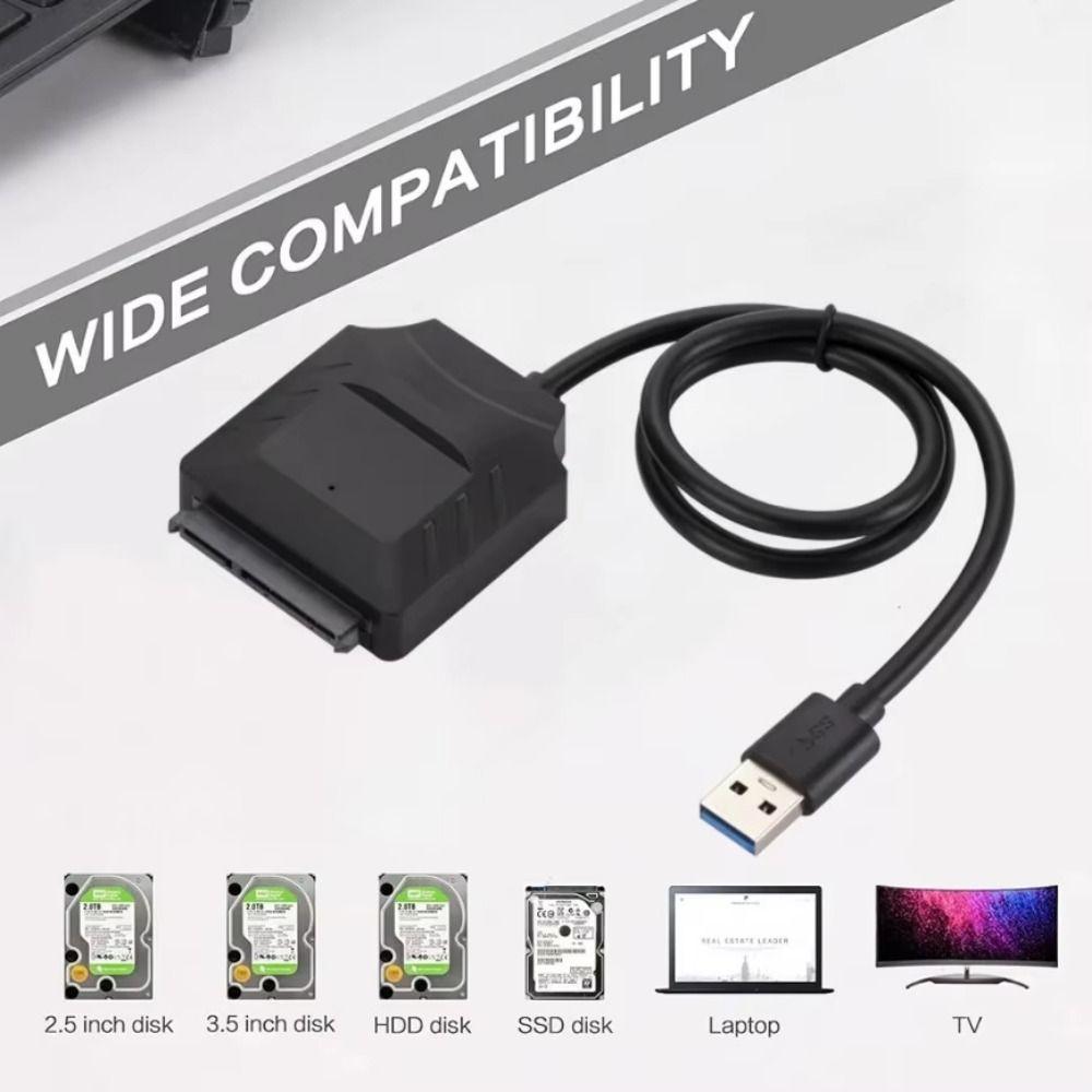 SATA Cables Cable Line Adapter USB 3.0 To SATA Line Converter Cable  for 2.5 3.5 Inch HDD SSD