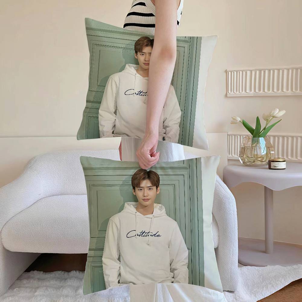 Actor LLee star Jong SSuk pillowcase living room sofa chair cushion cover home room decoration without pillow core