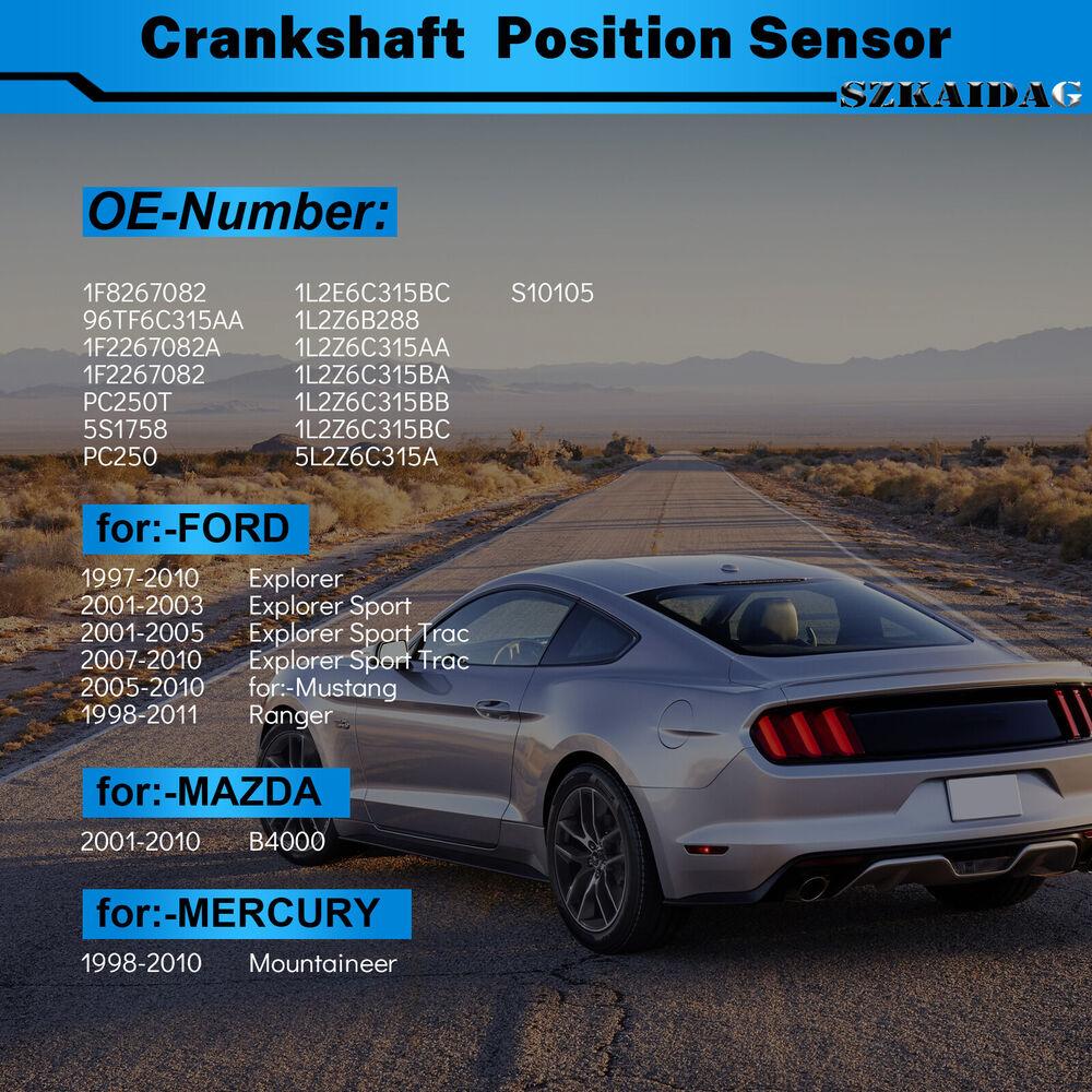 1F8267082 96TF6C315AA 5L2Z6C315A Crankshaft Position Sensor for Ford Explorer Ranger Mustang Mazda Mercury 4.0L