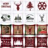 New Ins Cartoon Christmas Gift Pillowcase Holiday Cushion Pillowcase Furniture Supplies