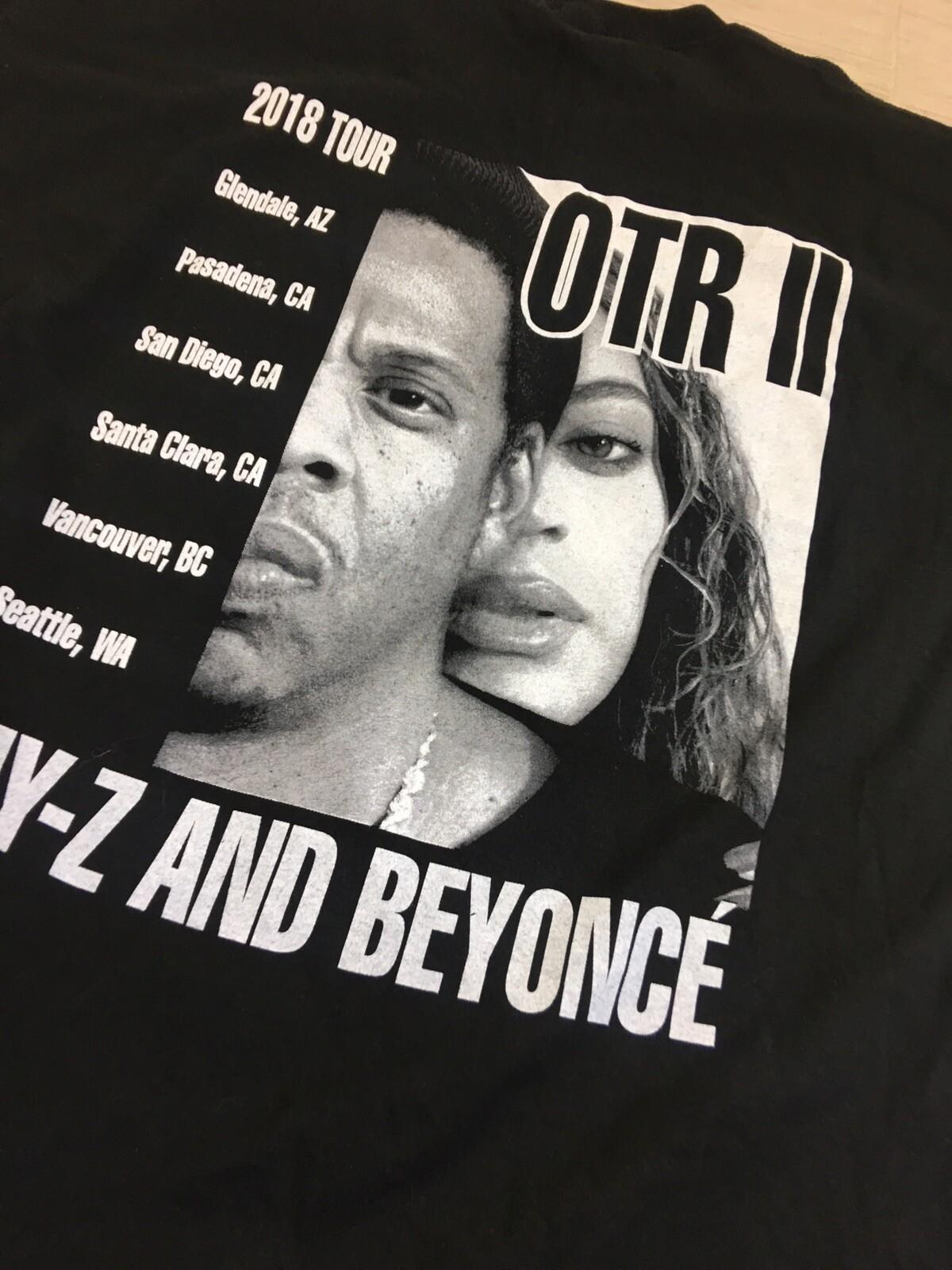 Rap T Shirt Jay-z Beyonce OTR 2 2018 Tour XXL