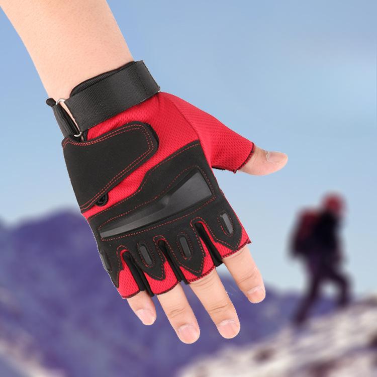 Tactical Gloves Outdoor Cycling Men and Women's Sports Fitness Field Mountaineering Motorcycle Performance Half Finger Gloves
