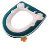 Toilet Seat Cushion, Household Cute Toilet Seat Cover, Seasonal Universal Toilet, Thickened Zipper Toilet Gasket