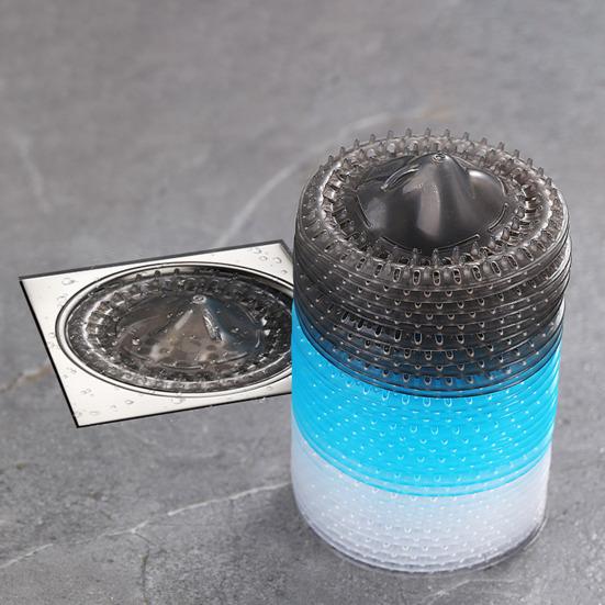 20 Stück Bodenablaufabdeckung Berg Design Einfache Installation Haarstopper Badezimmer Küchenspülen Bodenablauf Lösung