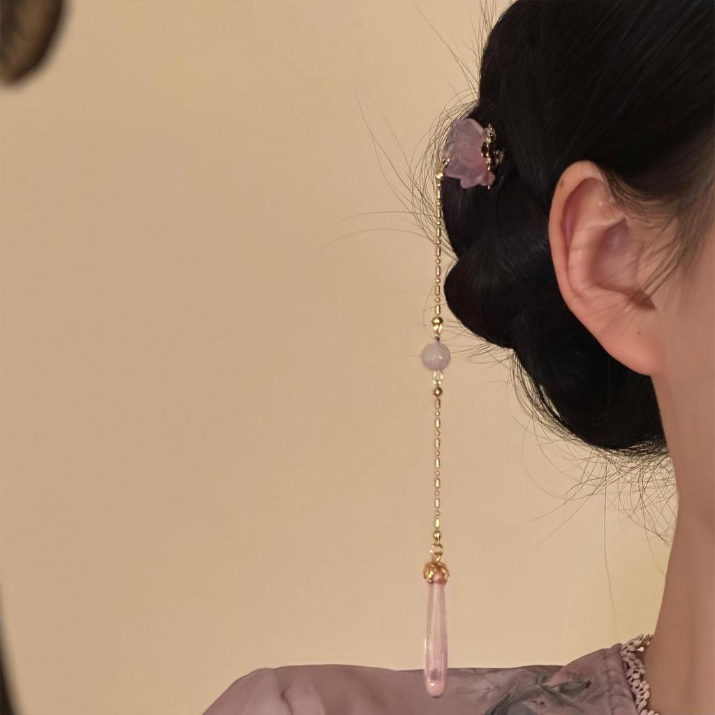 Vintage Chinese Style Hairpin for Updos - Elegant Retro Hair Stick with Tassel for Qipao