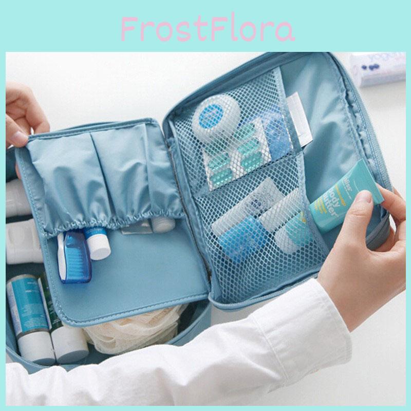 Portable Toiletry Organizer With Space-saving Design For Convenient Travel