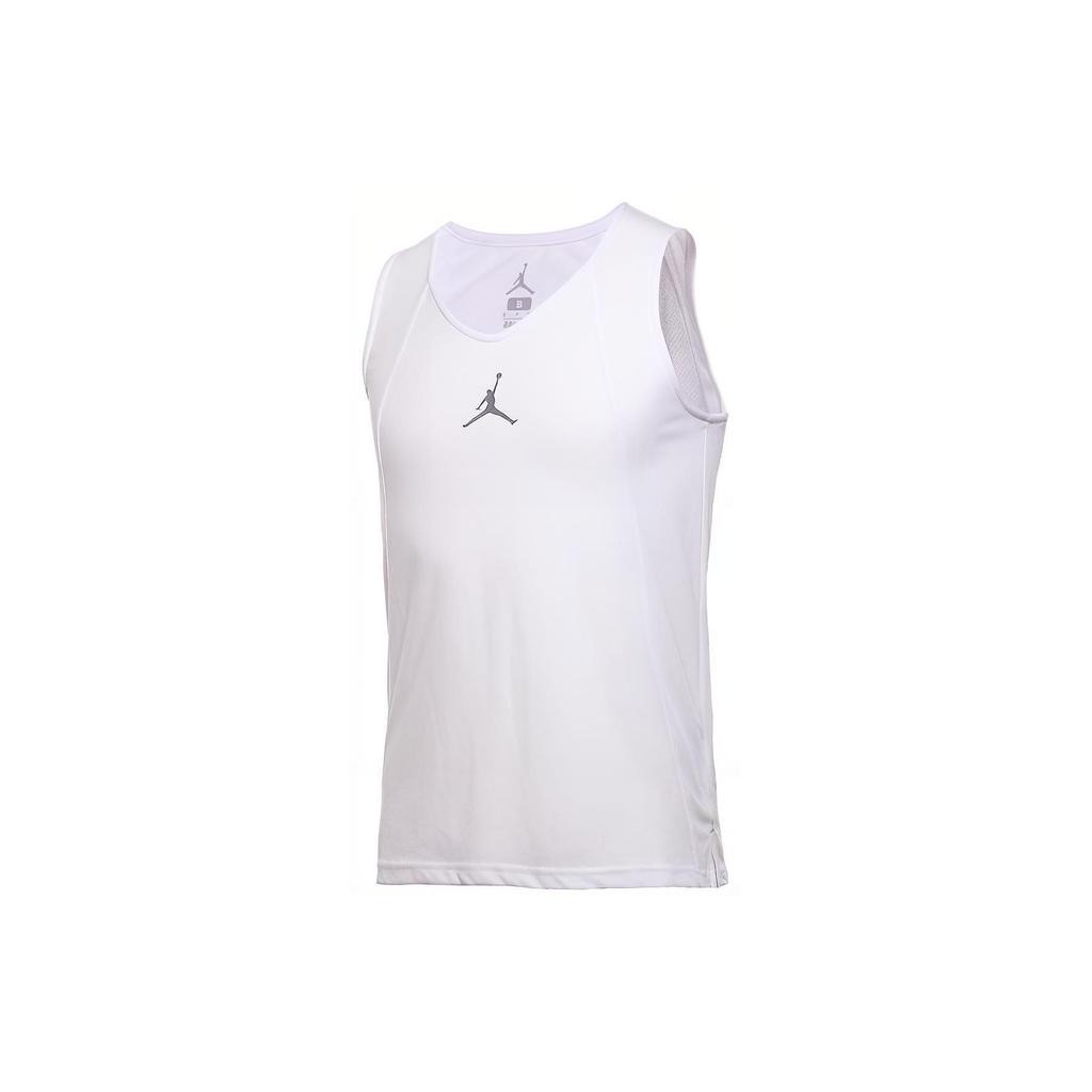 Jordan Quick-Dry Basketball Tank Top Men Tops White 789481-100