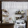 1 Panel Embroidered Lace Kitchen Bedroom Tier