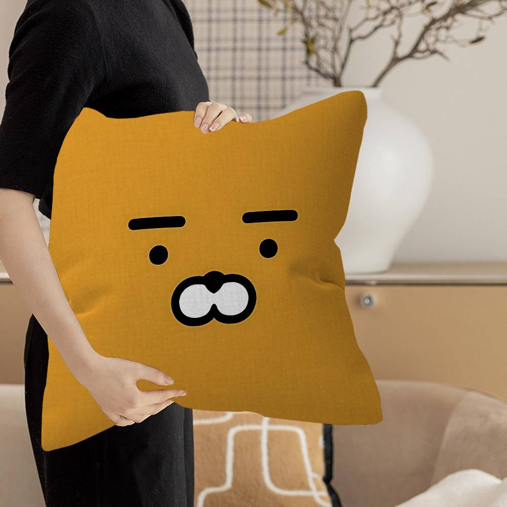 K-KAKAOS FRIENDS Cushion Cover Decorative Pillow Sofa Home Decor case pillow cases