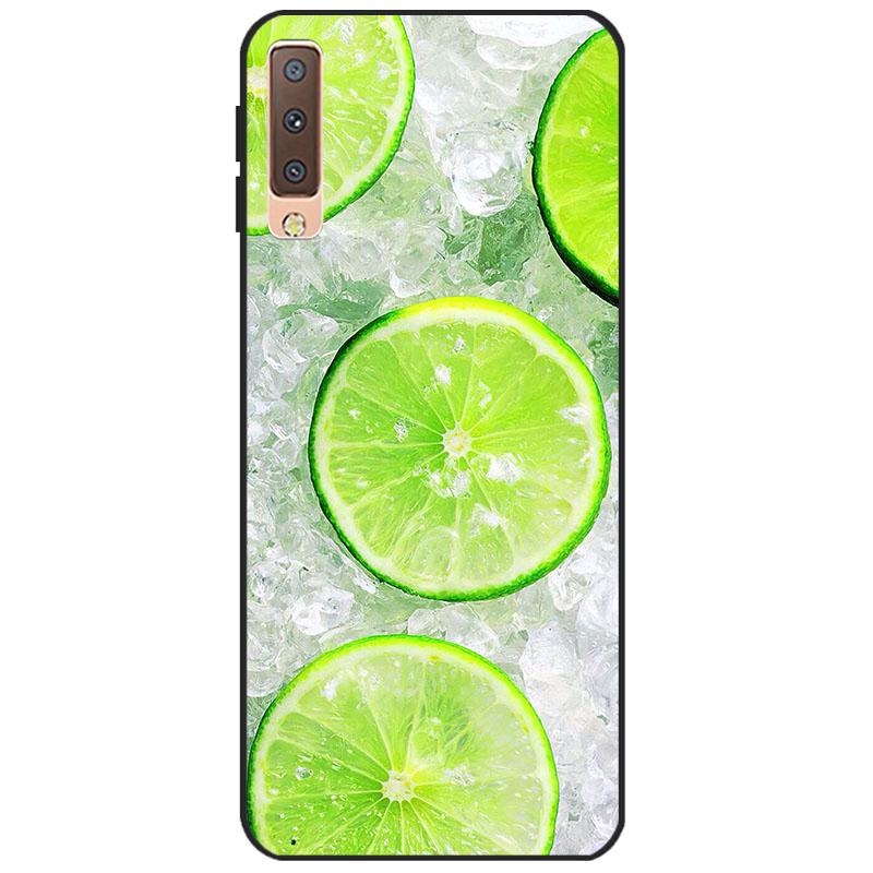 For Phone Case Samsung Galaxy A7 2018 Case Bumper Soft TPU Silicone Coque Back Cover For Samsung A7 2018 A750 A750F Case Fundas