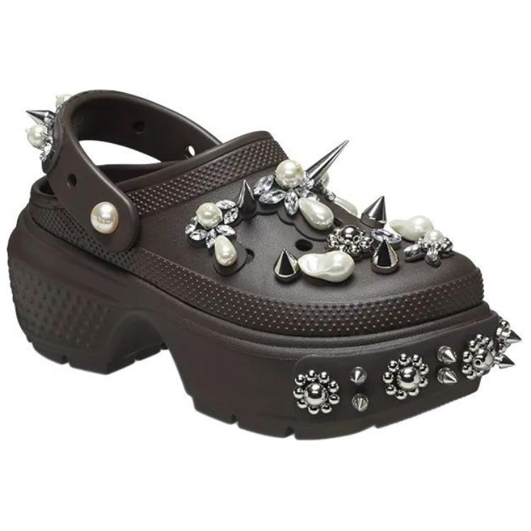 Crocs Stomp Clog Simone Rocha Espresso Damen Sneakers 210942-206