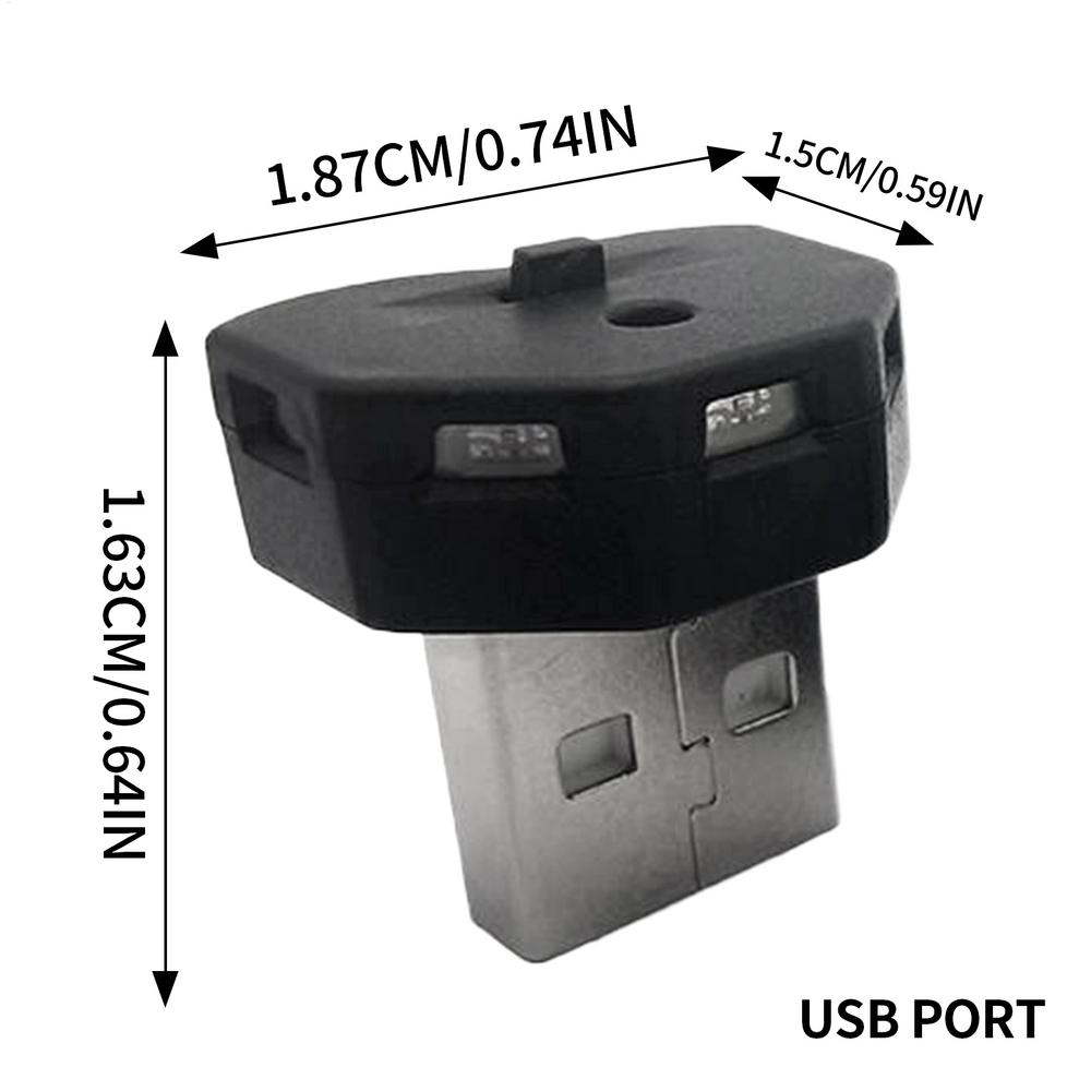 

USB LED Light RGB USB Type-c Atmosphere Sensor Lights Automotive Internal Supplies For Mood Desk Computer Rear Container Offices
