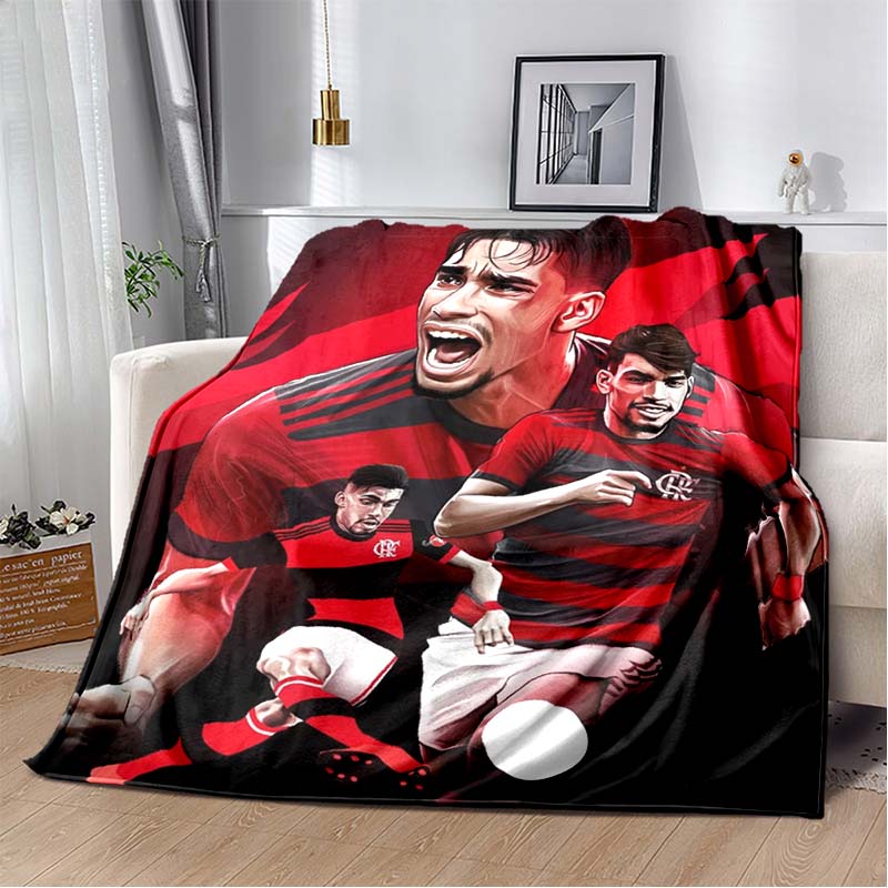 Flamengo CRF Wappen Logo Flanell Überwurfdecke Weich Warm Sofa Bett Heimdekoration