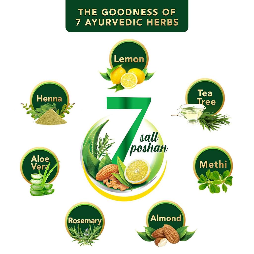 Dabur Vatika Anti Dandruff Shampoo, with Lemon & Methi for Dandruff Free Hair - 640ml